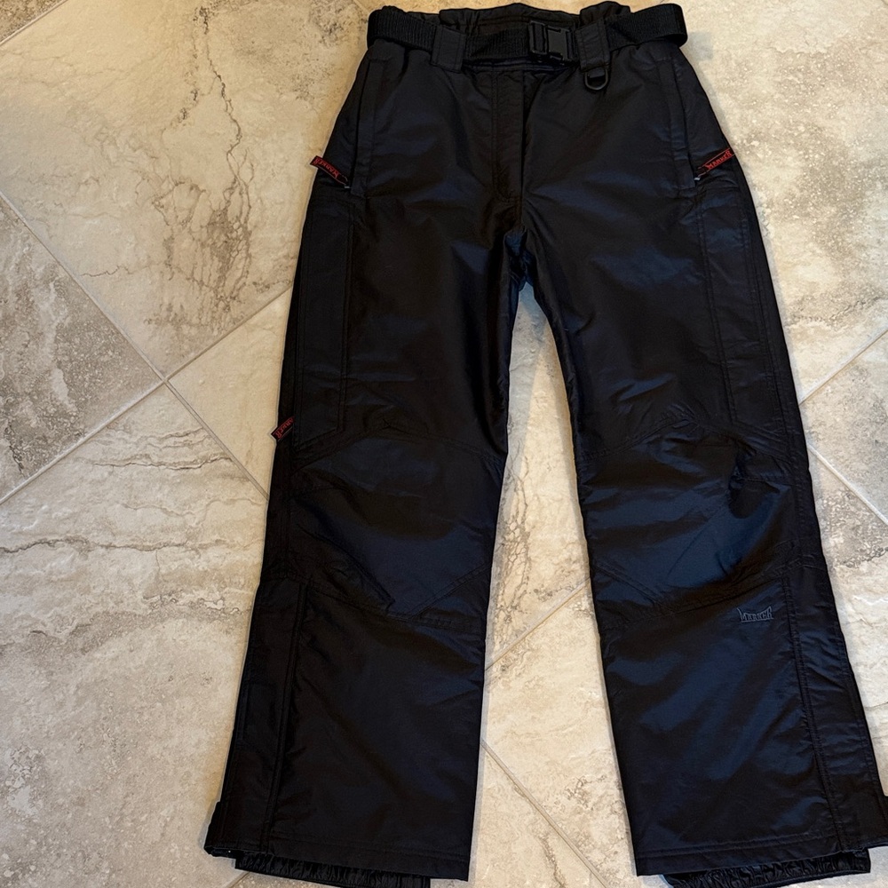 Marker Black Winter Ski Pants Size 10